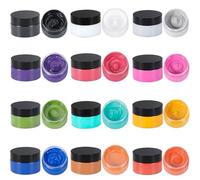 BOOLOOEN 12 Jars Chalk Paste Paint Set, Silk Screen Stensils Ink, Self Adhesive Mesh Screen Stencil Ink, Art Craft Paint Chalkboard Ink Paste for DIY Home Decor.