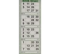 BOOM BINGO, JOKE BINGO TICKETS, EVERYONE WINS BINGO, FUN BINGO FLYERS 50 SHEETS (GREEN)