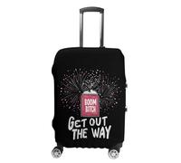 Boom Bitch Get Out The Way Luggage Cover for Suitcase Protector Washable XL