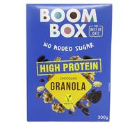 BOOM BOX High Protein Chocolate Oat Granola - 300g, Energizing and Indulgent Breakfast (300G, Mueseli-choco)