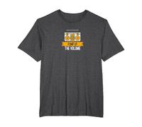 Boom Box: Pump Up The Volume: Retro 80s Music T-Shirt, Men's Big and Tall, Dark Heather Grey, 5X Tall