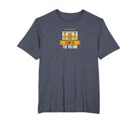 Boom Box: Pump Up The Volume: Retro 80s Music T-Shirt, Men's Big and Tall, Heather Blue, 5X Tall