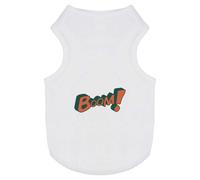 'BOOM! Comic Book Word Pop Art Fun in Red Text' Pet Dog/Cat T-Shirt (PT00106727)