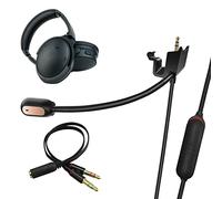 Boom Mic Cable Compatible with Bose QC35 II Replacement Cable, QCSE, QC45, QC35 Gaming Headset / 3.5mm Headphones Cord with Boom Microphone for Xbox Controller, PS5, PS4, PC (Mic Mute Switch)