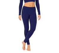 BOOM Prime Girls Gymnastics Leggings Kids PE Dance Yoga Activewear Soft Stretch 5-14 (as8, Navy, 9-10)