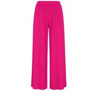 BOOM Prime Women’s Flared Palazzo Trousers Wide Leg Stretch Summer Lounge Pants (as8, Regular, Cerise, 24-26)