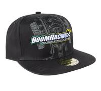 Boom Racing BREVENT010 Classic Snapback Hat Cap Black