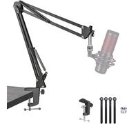 Boom Scissor Arm For Hyperx Quadcast S, Adjustable Suspension Boom Scissor Arm Stand for RGB USB Condenser Microphone Hyperx Solocast