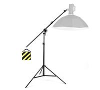 Boom Stand, C Stand, Aluminium Top Light Stand, Hanging Arm Light Stand, Cantilever Lighting Overhead Light Stand, with 1/4 and 3/8 Inch Screws, 380 cm, for Softboxes, Studio Lights, Stroboscopes