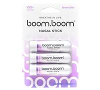 BoomBoom Nasal Stick (3 Pack) Enhance Breathing + Boost Focus, Breathe Vapor Stick with Essential Oils + Menthol, Aromatherapy Inhaler (Lavender)