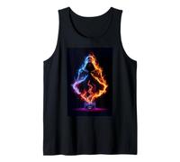 Boombox Flame Aura Visionary Art Tank Top