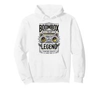 Boombox Legend Vintage Beats Retro Audio Graphic Pullover Hoodie