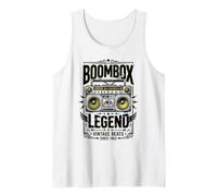Boombox Legend Vintage Beats Retro Audio Graphic Tank Top