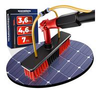 BoomDing telescopic window cleaner water fed | 23 FT or 7 Meter extendable telescopic | water fed window cleaning pole aluminium | cleaner for solar panels | cleaning equipment