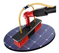 BoomDing window cleaning brush | 4.6 Meter extendable telescopic | water fed window cleaning pole aluminium | cleaner for solar panels | cleaning equipment