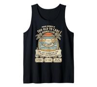Boomer Club Too Old to Care Last Generation Didn't Ask Retro Tank Top