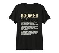 Boomer Definition Retro Baby Funny Boomer 60s 40s Premium T-Shirt