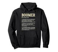 Boomer Definition Retro Baby Funny Boomer 60s 40s Pullover Hoodie