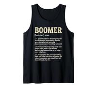 Boomer Definition Retro Baby Funny Boomer 60s 40s Tank Top