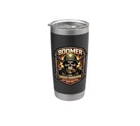 Boomer Generation Badass Before You Sissies were Born Skull Stainless Steel Insulated Tumbler
