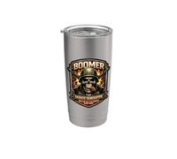 Boomer Generation Badass Before You Sissies were Born Skull Stainless Steel Insulated Tumbler
