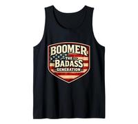 Boomer Generation Badass Before You Sissies were Born USA Tank Top
