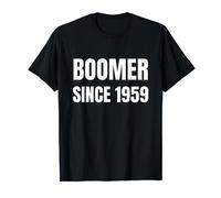 Boomer Since 1959 Old Retro Vintage Proud Retirement Retired T-Shirt
