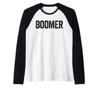 Boomer Vintage Baby Boomer Generation Proud Boomer Raglan Baseball Tee