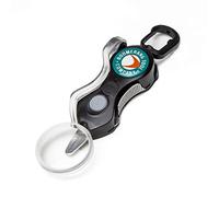 Boomerang Tool Company Cheater SNIP Fishing Line Cutter with U/V LED Light, Magnifying Glass and Stainless Steel Blades That Cut Braid Clean and Smooth Everytime! (Black)