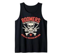 Boomers The Badass Generation Before Sissies Were Born Skull Tank Top