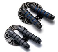 BOOMIBOO Jump Rope, Adjustable Jump Ropes,Skipping Rope Tangle-Free Rapid Speed with Ball Bearings for Women Men Kids,Exercise & Slim Body Jumprope at Home School Gym