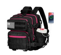 Boomistry 15L Mini Tactical Backpack Small Tactical Backpack for Men and Women, Military Molle Backpack for Gym, Daily, Black Neon-15l, 15L, Tactical