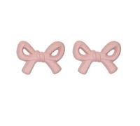 BOOMLATU 2PCS Handmade Metal Pink Bow Cabinets Knobs for Cabinet Drawer Cupboard Pulls Handle Perfect Decor Furniture Accessories