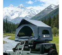 BOOMLATU Shell Wing Inflatable Floatable Rooftop Tent - 2 Man Portable Easy Set-up Four Season Windproof， Waterproof and Sun Resitant Camping Dome Roof Top Tent Suitable for Cars, SUVs, Travel