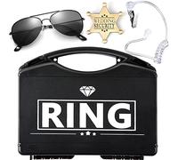 Boompark Ring Wedding Security Set: Ring Box Bearer + Glasses + Earpiece + Badge