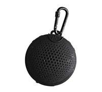 Boompods Aquablaster Small Portable Bluetooth Speaker - Mini Wireless Speakers with Amazon Alexa Capabilities, IPX7 Waterproof Shower Speaker, Mounting Options for Bathroom & Travel - Black