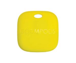 Boompods Bluetooth Rechargeable Boomtag Object Tracker, Yellow