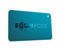 Boompods Boomcard Rechargeable Wallet Tracker Card - Bluetooth Wallet Finder for Bags, Keys & Luggage Tag, Location Device Long-Lasting Battery, Compatible with Apple Find My App, Credit Card Slim