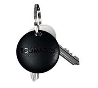 Boompods Boomtag Bluetooth Android Tracker Tag - Smart Tracking Device for Children, Pet and Dog, Keyring Wallet Tracker for Luggage Suitcases, Key Finder Compatible with Android Find Hub App - Black