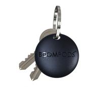 Boompods Boomtag Bluetooth Tracker Tag - Ocean Plastic Smart Tracking Device for Children, Pet & Dog, Keyring Wallet Tracker for Luggage, Key Finder Compatible with Apple Find My App & Android - Grey