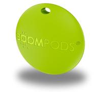 Boompods Boomtag Bluetooth Tracker Tag - Smart Tracking Device for Children, Pet and Dog, Keyring Wallet Tracker for Keys, Luggage Suitcases, Key Finder Compatible with Apple Find My App - Lime Green