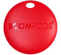 Boompods Tag Tracker Bluetooth Tracker Tag, Red