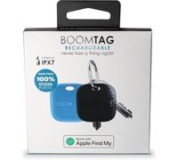 Boompods Boomtag Rechargeable Bluetooth Tracker Tag, 2 Pack - Smart Tracking Device for Children, Luggage & Pet, Compatible with Apple Find My App, Wallet and Key Finder with Extended Battery Life