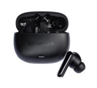 Boompods Echobuds ANC True Wireless Earbuds - Active Noise Cancelling Bluetooth Earphones with ENC Microphone, IPX4 Waterproof In-Ear Headphones, 26Hr Playtime & Fast USB-C Charging Case, Black