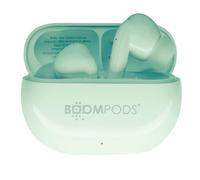 Boompods Echobuds True Wireless Earbuds - Bluetooth Ear Buds with Built-in Mic, 19Hr Playtime, In Ear Headphones Made From Recyled Plastic, IPX4 Water-Resistant Earphones for Music & Calls, Peppermint