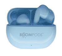 Boompods Echobuds True Wireless Earbuds - Bluetooth Ear Buds with Built-in Mic, 19Hr Playtime, In Ear Headphones Made From Recyled Plastic, IPX4 Water-Resistant Earphones for Music & Calls, Sky Blue