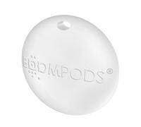 Boompods Keyring Airtag Model Boomtag Compatible Find My IPX5, White