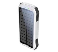 Boompods Neutron 10000mAh Solar Power Bank, White