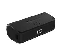 Boompods Powerboom Portable Charger 5000mAh - Fast Charging Power Bank with Dual USB/USB-C Ports, Compact External Battery Pack, Charges 2 Devices Simultaneously, LED Display Travel Powerbank