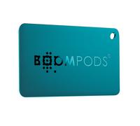 Boompods Rechargeable Bluetooth TrackerCard Format for Wallet, Blue